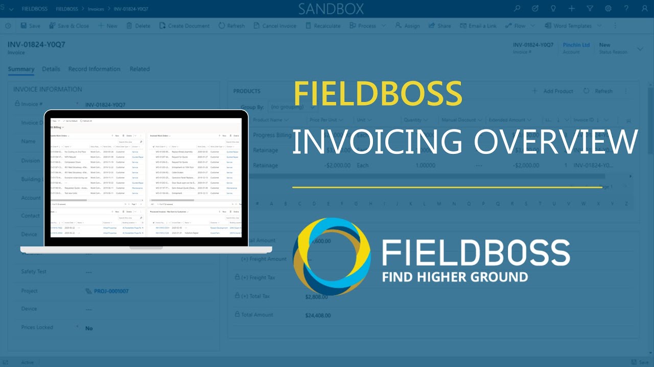 FIELDBOSS Invoicing Overview