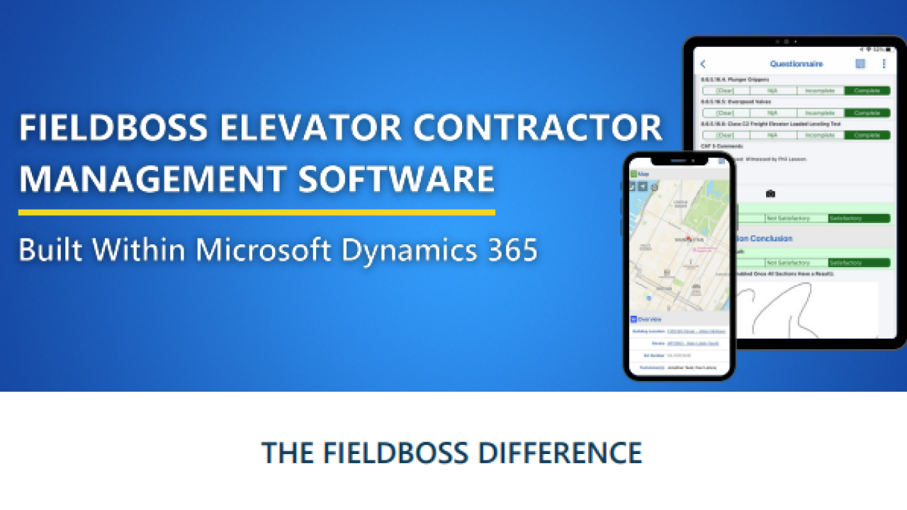 Elevator Contractor Management Software